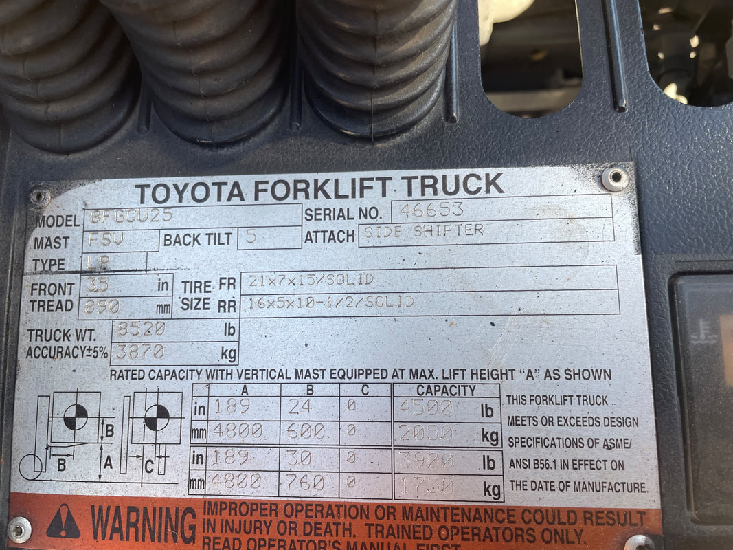 2013 Toyota 8FGCU25 - Image 3