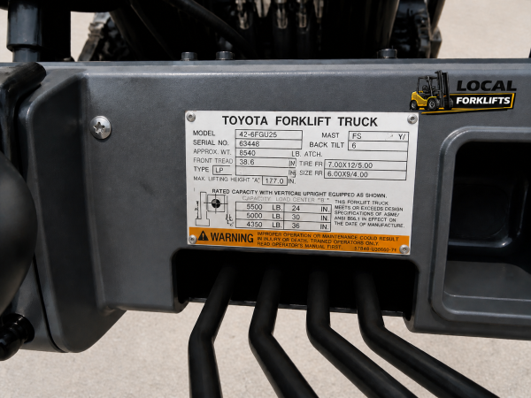 Toyota 6FGCU25 5000# - Image 2