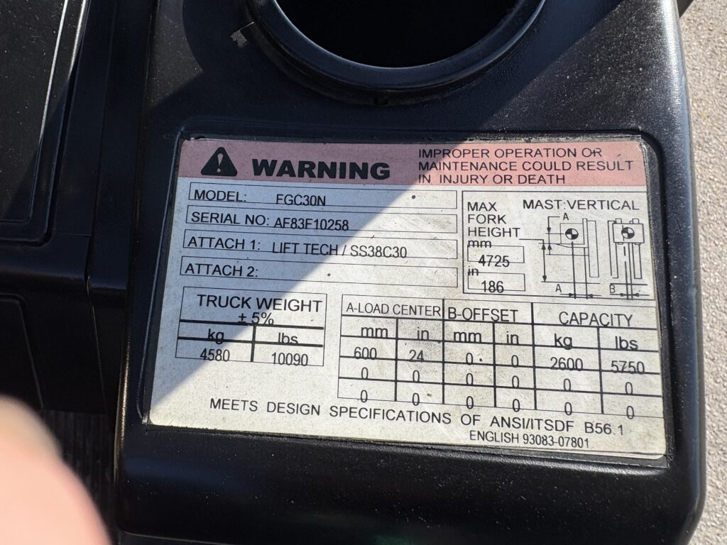 Mitsubishi FGC30N 6000# Rebuilt Trans - Image 3