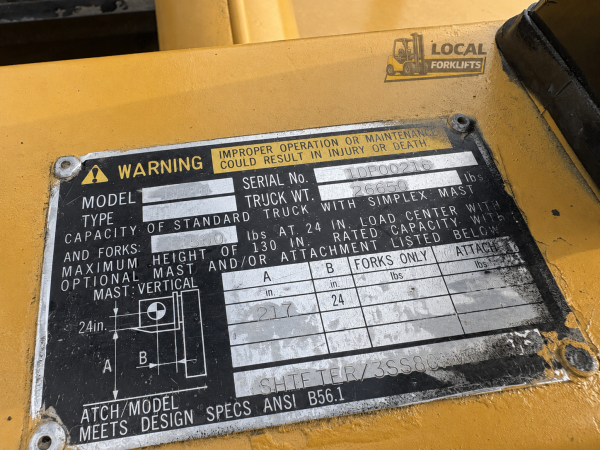 Caterpillar DP80 17,500# - Image 3